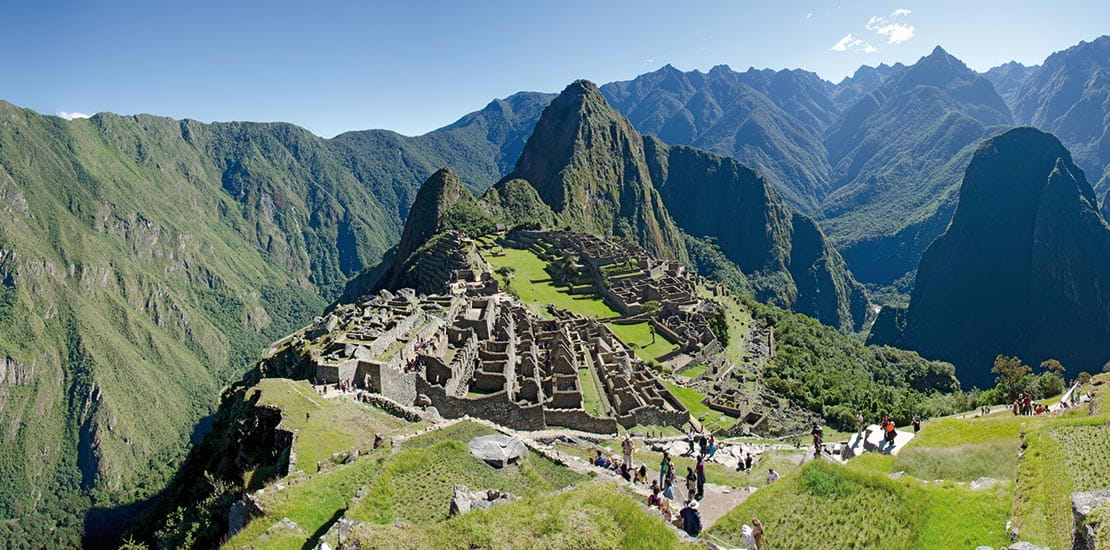 A view over Machu Picchu, Peru